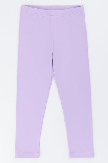 Purple Plain Leggings