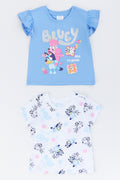 2 Pack Bluey Print T-Shirt