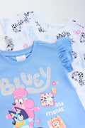 2 Pack Bluey Print T-Shirt (1)