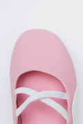 Pink Sporty Ballet Pumps (4)