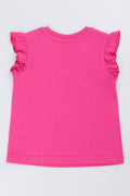 Pink Frill Sleeve Vest (2)
