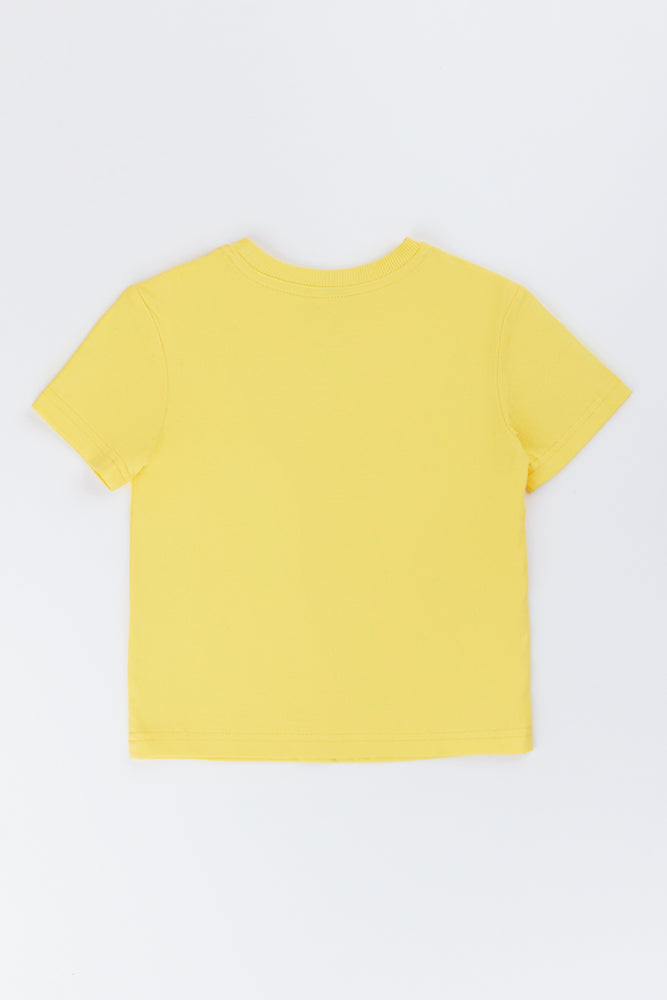 Yellow Short Sleeve T-Shirt (2)