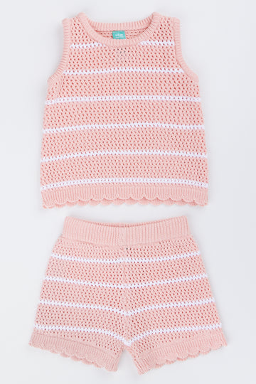 Pink Knitwear Set