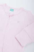 Pink Cotton Sleepsuit (1)