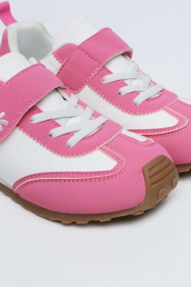 White Daisy Wide Fit Sneakers (2)