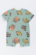 Green Lion King Zip Thru Romper (2)