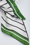 Striped Satin Neck Scarf (1)