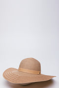 Wide Brim Beaded Straw Hat (1)