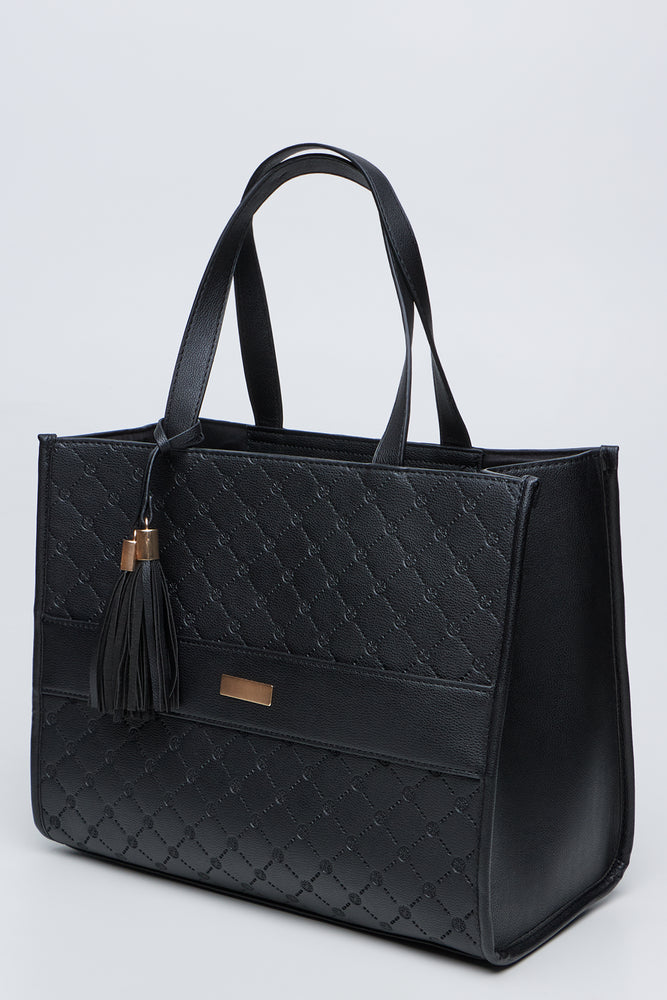 Quilted 3 Piece Handbag Set (3)