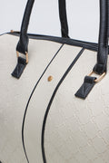 Cream and Black Geometric Tote (4)