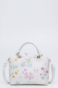 Floral Print Handbag With Tassel (1)