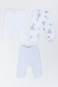 3 Pack Safari Print Cuffed Leggings