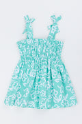 Floral Print Strappy Babydoll Dress (2)