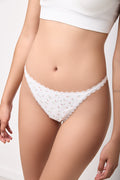 3 Pack Seam Free Floral Lace Thongs (4)