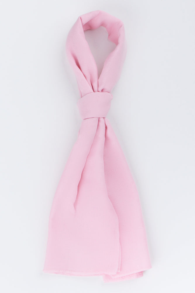 Soft Pastel Pink Lightweight Scarf