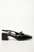 Black Patent Block Heels (1)