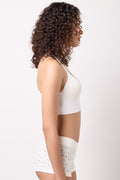 White Ribbed Seam Free Bralette (1)