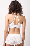 White Ribbed Seam Free Bralette (2)