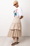 Stone Tiered Ruffle Skirt (1)