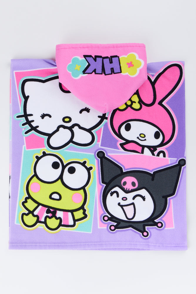 Hello Kitty Character Hooded Towel (2)