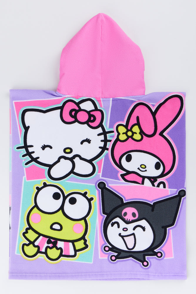 Hello Kitty Character Hooded Towel (3)