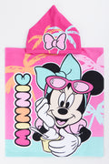 Pink Minnie Mouse Hooded Towel