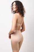 Taupe Knee Length Cycle Shorts (2)
