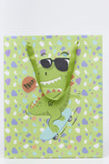 Fun Dinosaur Print Large Gift Bag