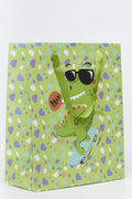 Fun Dinosaur Print Large Gift Bag (1)