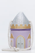 Lilac Princess Castle Shaped Bag
