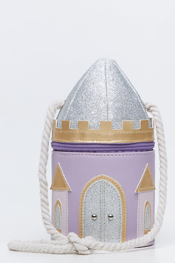 Lilac Princess Castle Shaped Bag