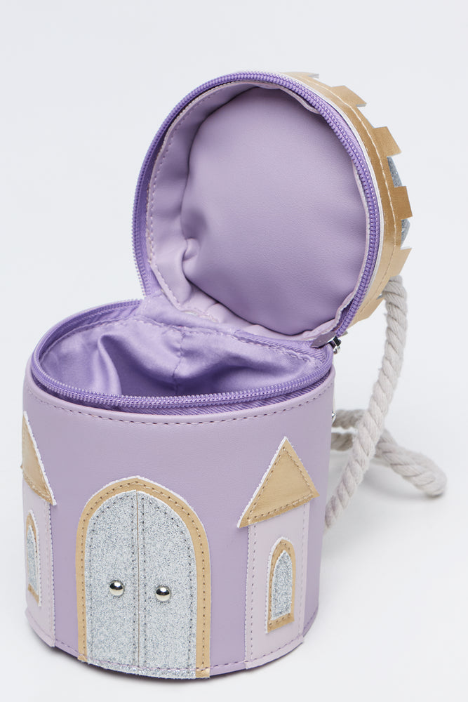 Lilac Princess Castle Shaped Bag (1)