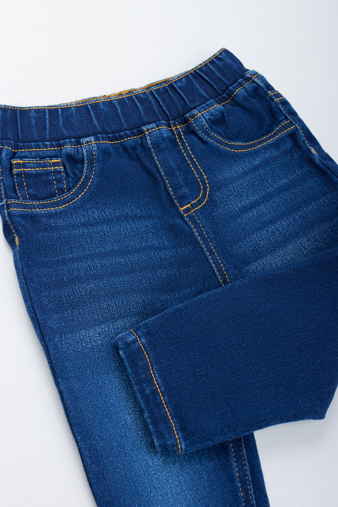 Dark Blue Denim Jegging (1)
