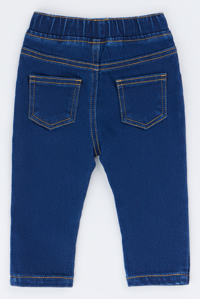 Dark Blue Denim Jegging (2)