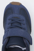 Navy Wide Fit Trainers (4)
