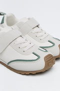 White Wide Fit Casual Trainers (1)