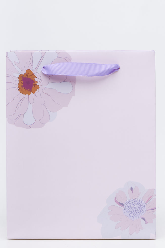 Floral Print Paper Gift Bag