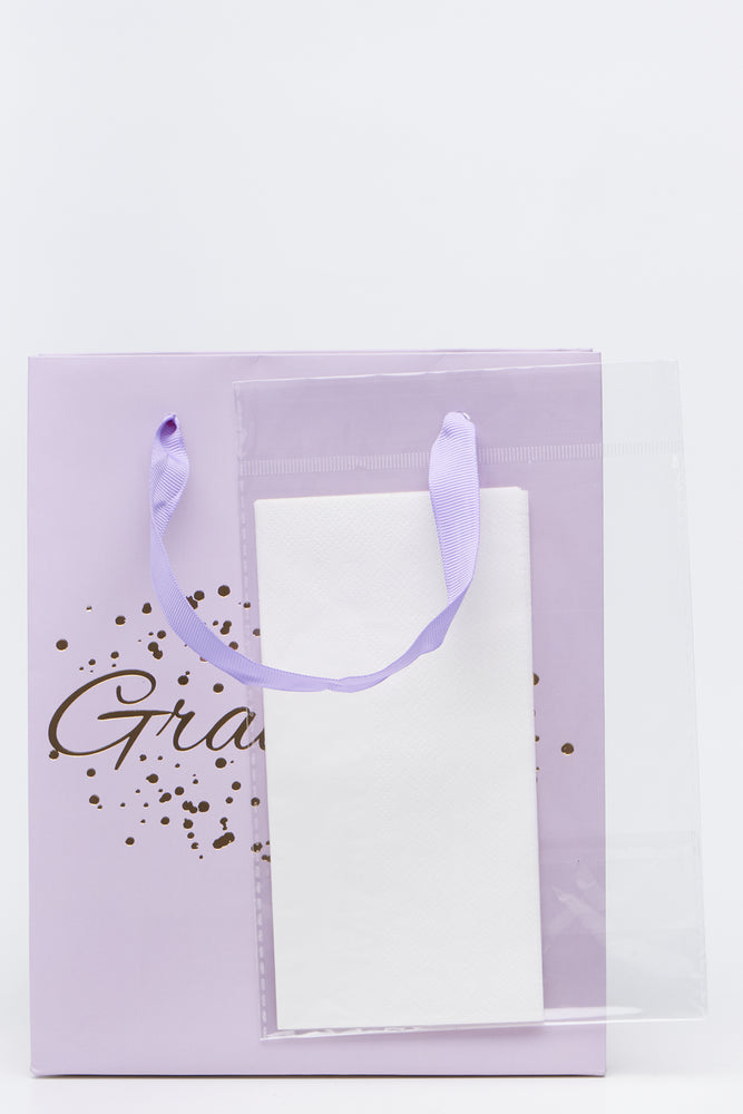 Lilac Gratitude Medium Gift Bag (1)