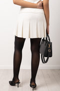 Cream Pleated Knit Mini Set (2)