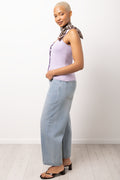 Lilac Square Neck Knit Vest (1)
