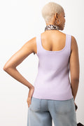 Lilac Square Neck Knit Vest (2)
