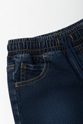 Indigo Denim Pull-On Shorts (1)