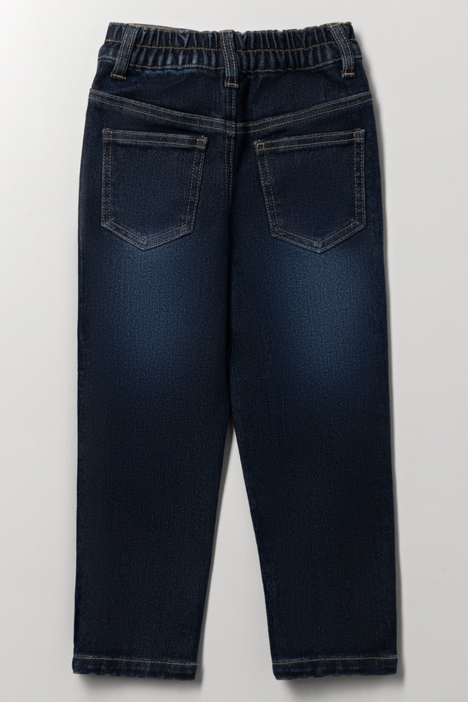 Indigo Rip And Repair Jeans (2)