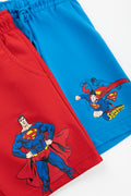 Superman Graphic 2 Pack Knit Shorts (1)