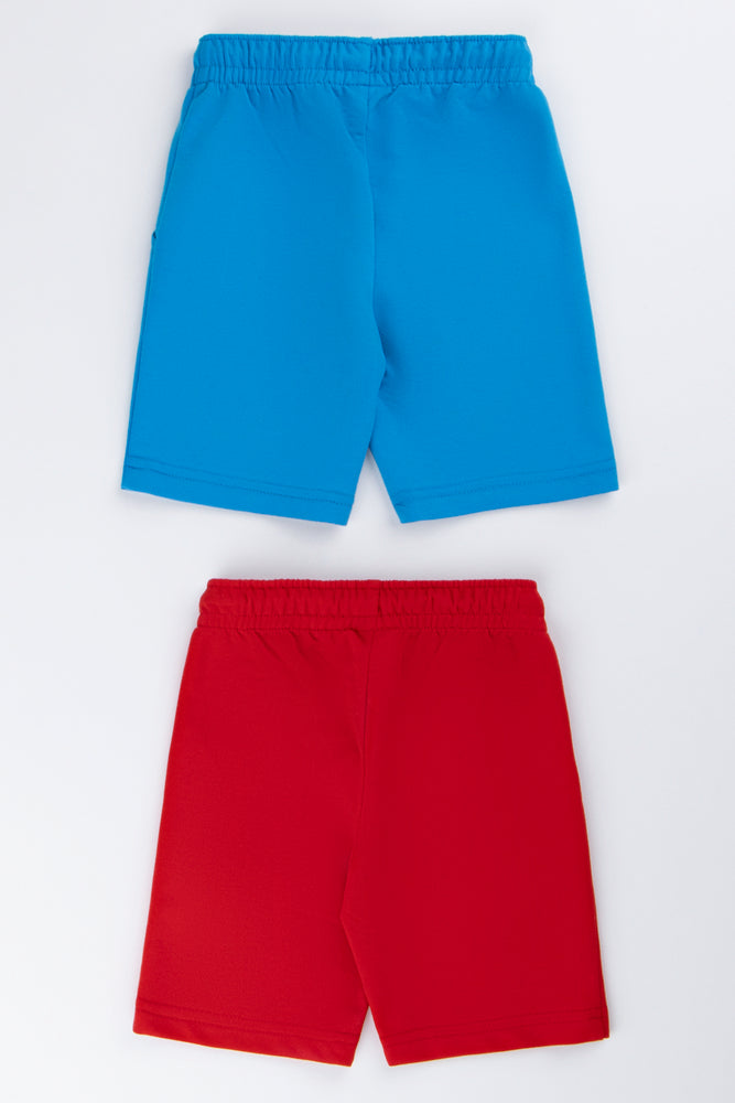 Superman Graphic 2 Pack Knit Shorts (2)