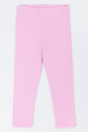 Plain Mid Pink Leggings