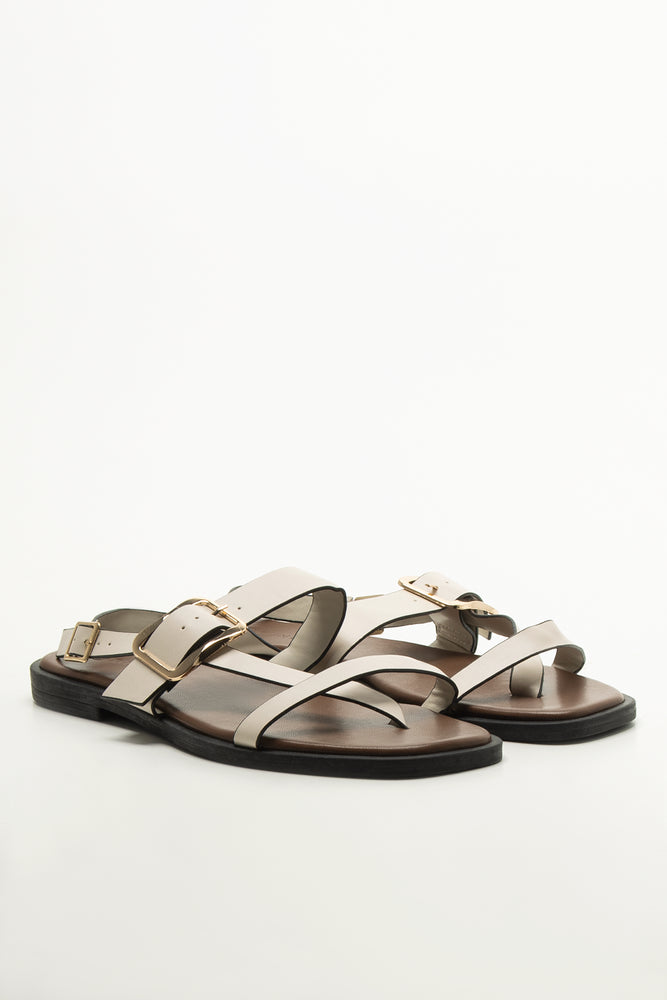 Asymmetric Ankle Sandals