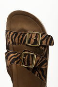 Zebra Print Double Strap Sandals (4)