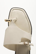 Cream Toe Post Sandals (4)