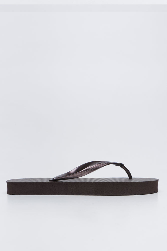 Chocolate Bronze Flatform Flip Flops (1)